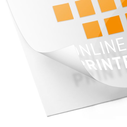Clear promotional stickers with optional white print 2