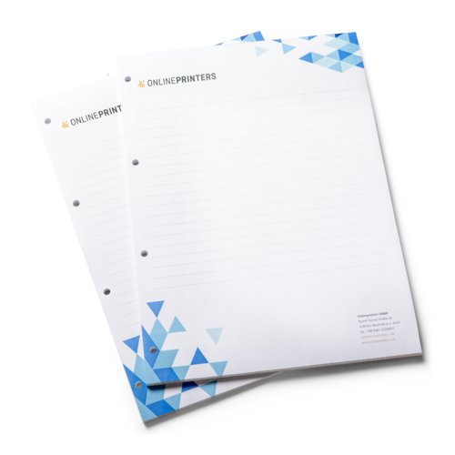 Letterheads, A6, printed on one side 6