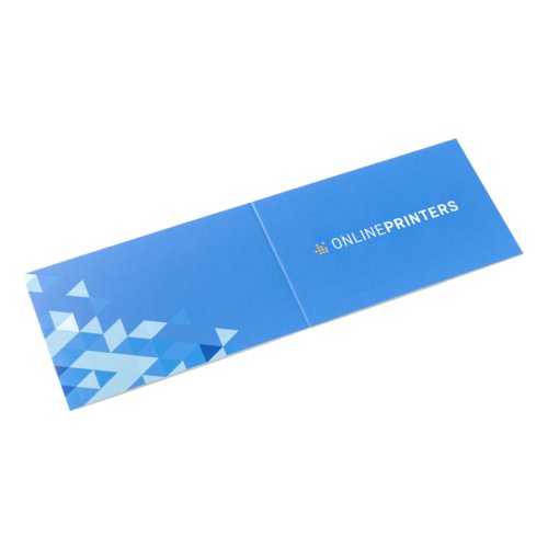 Fold. business card Landscape, 9.0 x 5.0 cm 3