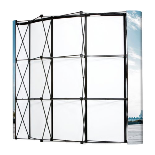 Pop-up displays, incl. print, curved, 336.4 x 224 cm 2