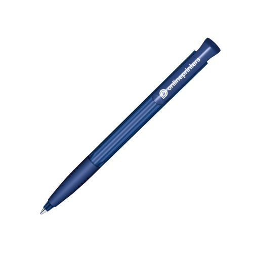 senator® Super Hit Clear Soft Grip press button pen 7