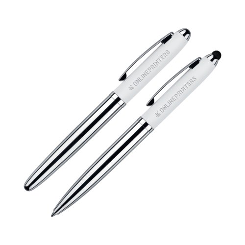 senator® Nautic Soft Touch set of ball pen and rollerball pen in a case 1