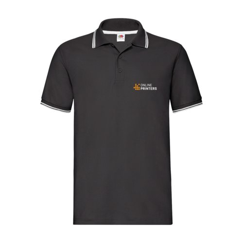 Fruit of the Loom tipped polo shirts 1