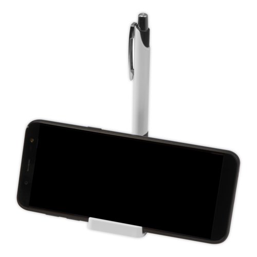 Mobile phone holder with metal ballpen Regina (Sample) 3