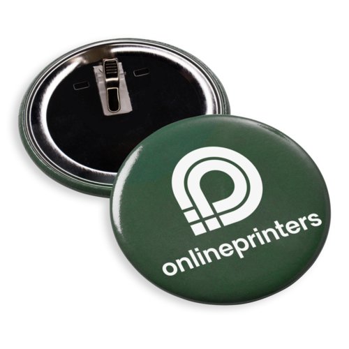 Buttons with clip fastener, round, Ø 7.5 cm 1
