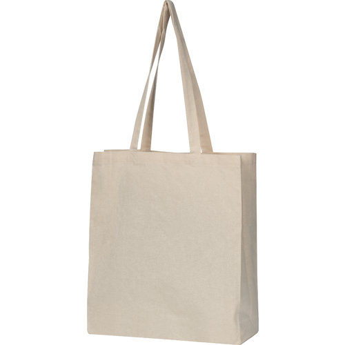 Organic cotton bag with bottom fold Innsbruck 1