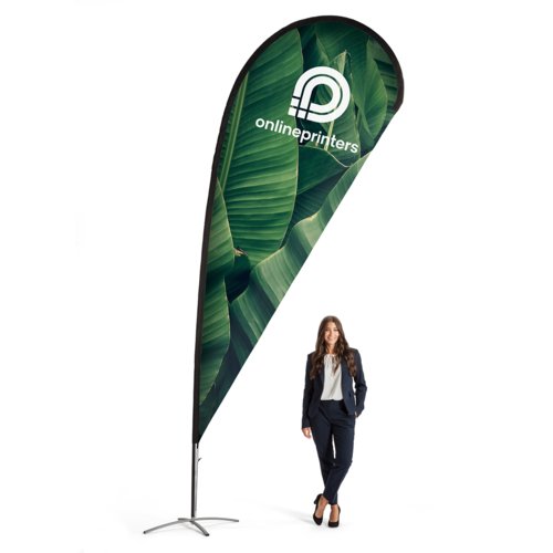 Drop Flag incl. print, 159 x 411 cm 1