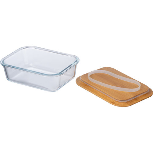 Glass lunchbox with bamboo lid Kisaran 3