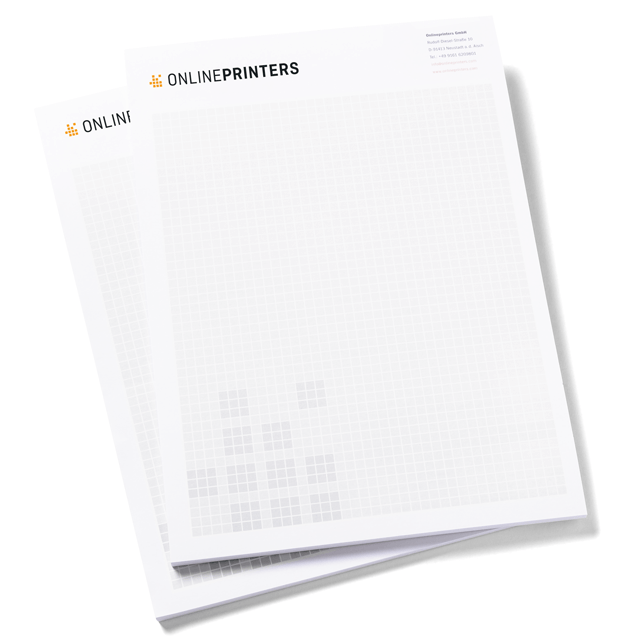 Image Perfect bound notepads, printed on one side