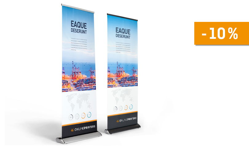 Roller banner exclusive<br>85.0 x 215.0 cm