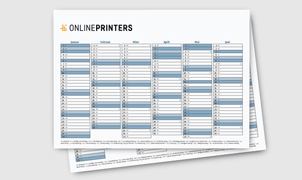 Yearly planners (double-sided)