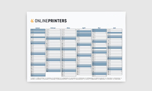 Large-format wall planner