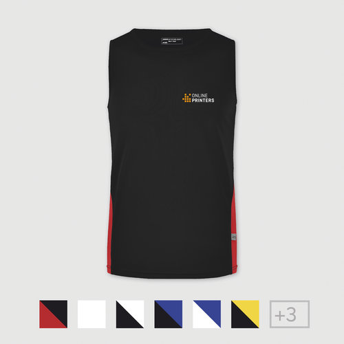 black / red