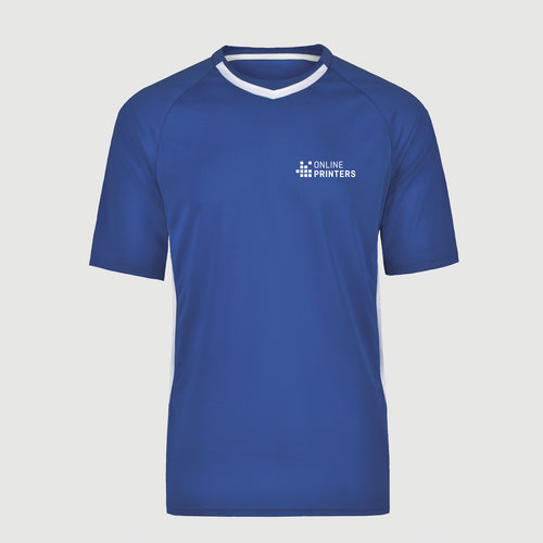 royal blue / white
