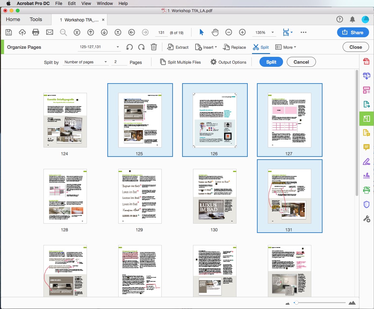 How to split PDFs