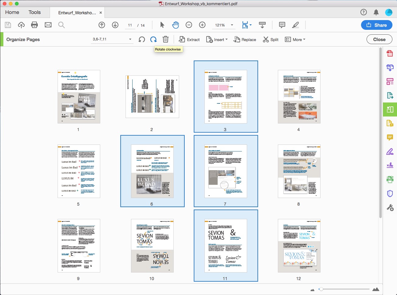 rotate pdf pages mac free