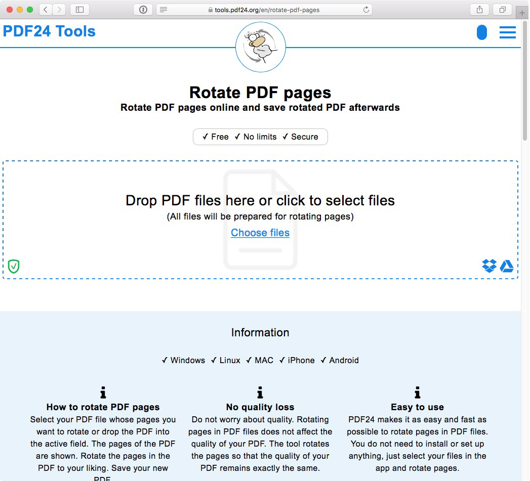 Rotate Pdf File