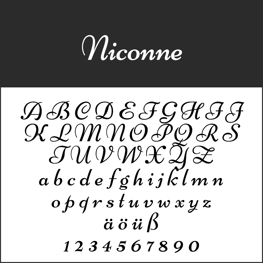 Old font Niconne