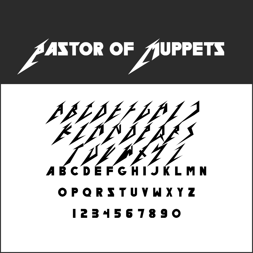 metallica font generator