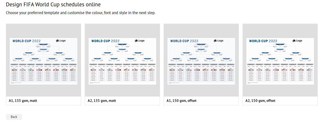 2022 World Cup fixture schedule templates for your marketing